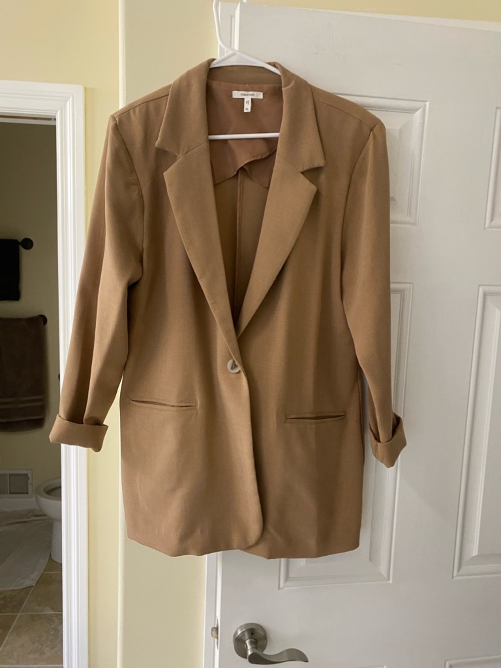 Maurice’s Camel Single-Button Blazer